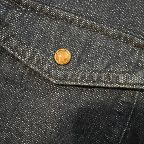 Paris Atelier & Other Stories Blue & Denim Mini Shirt Dress Size 10. NWT - Picture 4 of 10